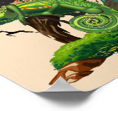 Poster Animaux sauvages de la Savane africaine (Coin)