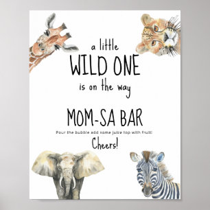 Poster Animaux sauvages du safari - bar maman-osa