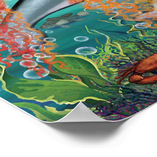 Poster Animaux terrestres et marins (Coin)