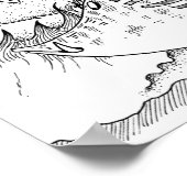 Poster Animaux uniques de la savane. (Coin)