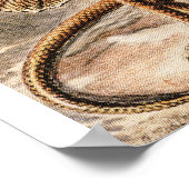 Poster Animaux vintages Lizard par Ernst Haeckel (Coin)