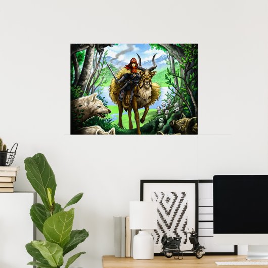 Poster Anime (Bureau à domicile)