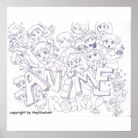 Poster Anime (Devant)