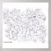 Poster Anime (Devant)