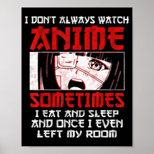 Poster Anime Art Lover Pour Filles Femmes Garçons mignonn