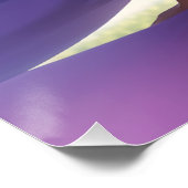 Poster Anime Black Girl Purple Animecore (Coin)