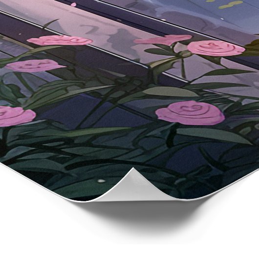 Poster Anime de passage éthérée (Coin)