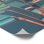 Poster Anime esthétique à l'intérieur d'un bus Paysage Ar (Coin)