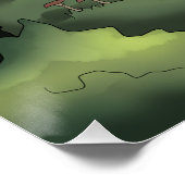 Poster Anime Fille de la Forêt,  (Coin)