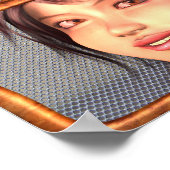 Poster Anime Girl (Coin)