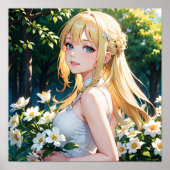 Poster Anime Girl (Devant)