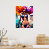 Poster Anime Girl (Cuisine)