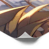 Poster Anime Girl Pixie Hippie Lune Fée (Coin)