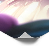 Poster Anime Girl Violet Papillon Aile Lune Fée (Coin)