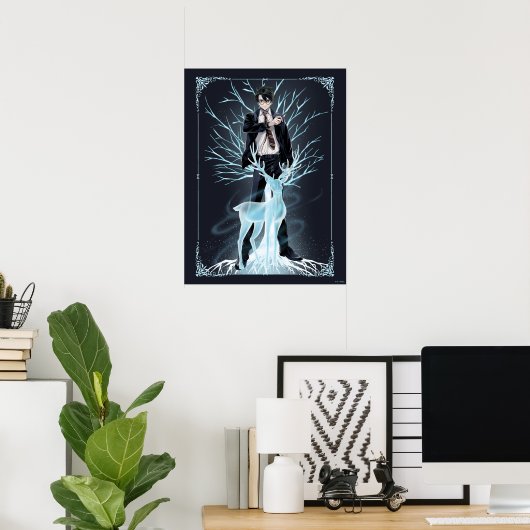 Poster Anime HARRY POTTER™ Stag Patronus (Bureau à domicile)
