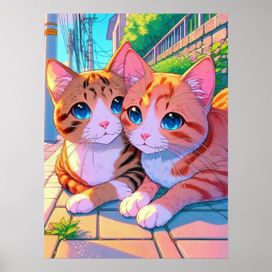 Poster Anime Kittens (Devant)