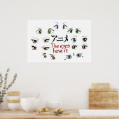 Poster Anime : Les Yeux L'Ont (Cuisine)