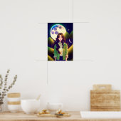 Poster Anime lunaire (Cuisine)