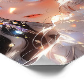 Poster Anime Magical Girl Imaginaire Art (Coin)