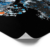 Poster Anime Manga Graphic Blue eyes Illustration Anime (Coin)