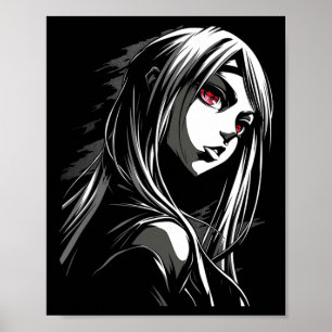 Poster Anime Manga Motif Abstrait Artiste