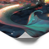 Poster Anime Mermaid Girl Imaginaire Art (Coin)