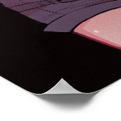 Poster Anime, pleine lune (Coin)