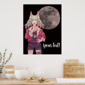 Poster Anime, pleine lune (Cuisine)
