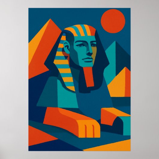 Poster animé Pop Art Sphinx (Devant)