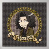 Poster Anime Sirius Black (Devant)