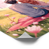 Poster Anime Spring Blossom Picnic Wall Art (Coin)