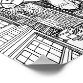 Poster Anime Superhero Boy | Coloriage de l'enfant (Coin)