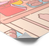 Poster Anime Tom, Jerry et boulangerie Tuffy (Coin)