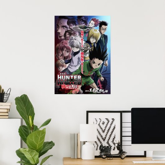 Poster Anime X HxH (Bureau à domicile)
