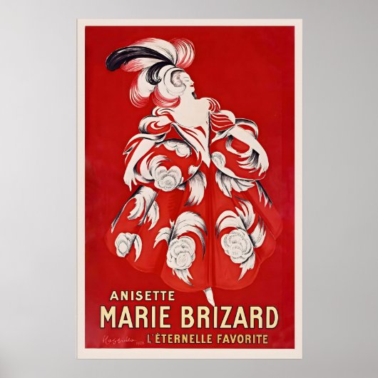 Poster Anisette Marie Brizard French Alcohol Kitchen (Devant)
