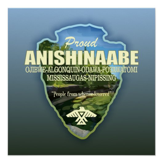 Poster Anishinaabe (flèche) (Devant)