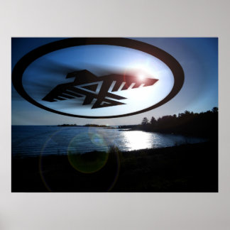 Poster Anishinabek Thunderbird