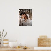 Poster Aniversaire Magazine Couverture photo Personnalise (Cuisine)