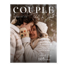 Aniversaire Magazine Couverture photo Personnalise
