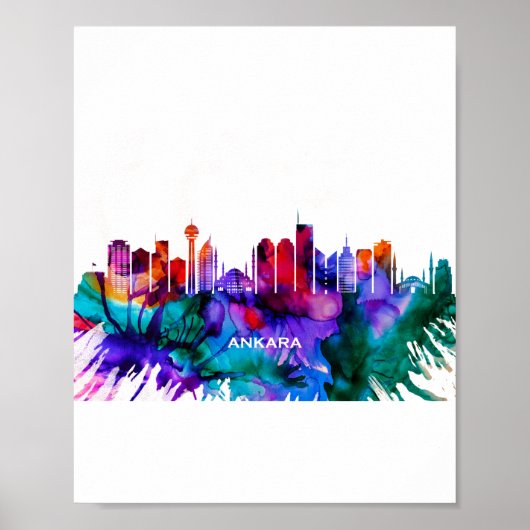 Poster Ankara Skyline (Devant)