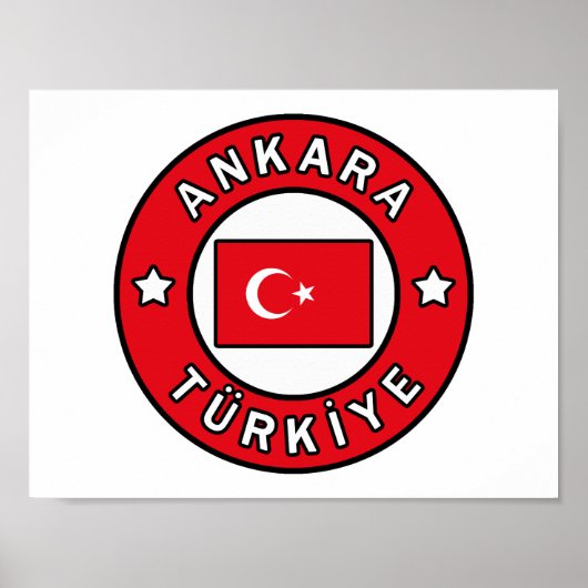 Poster Ankara Türkiye (Devant)