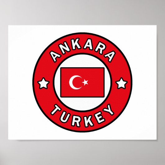 Poster Ankara Turquie (Devant)