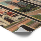 Poster Ann Arbor, Michigan - Scènes de grandes lettres (Coin)