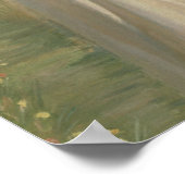 Poster Anna Ancher de retour de la cueillette de fleurs, (Coin)