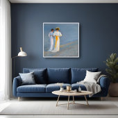 Poster Anna et Marie sur la plage, Art