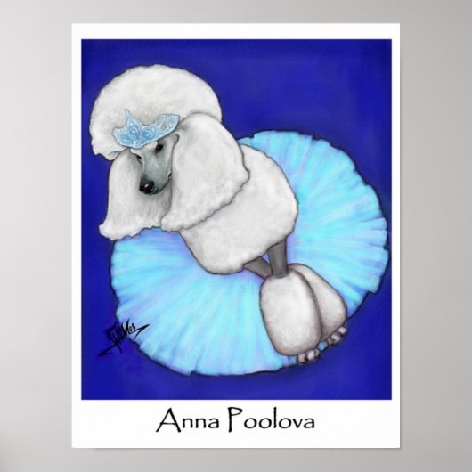 Poster Anna Poolova Poodle (Devant)