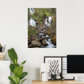 Poster Anna Ruby Falls Géorgie (Bureau à domicile)