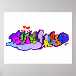 Poster Anna Valeria Graffiti