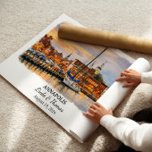 Poster Annapolis Maryland Poster, Watercolor, Custom