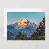 Poster Annapurna sunset Briefkaart (Voorkant / Achterkant)
